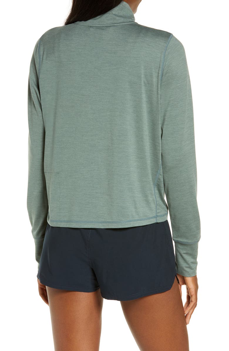 Vuori Crescent Performance Half-Zip Crop Pullover, Alternate, color, 