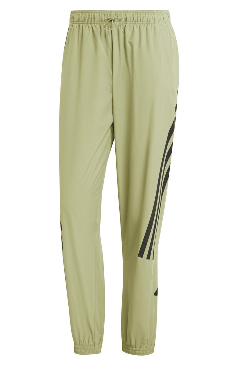 ADIDAS SPORTSWEAR Future Icons 3-Stripes Woven Pants, Alternate, color, Tent Green