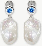 Classicharms Skyler Freshwater Baroque Pearl Drop Earrings