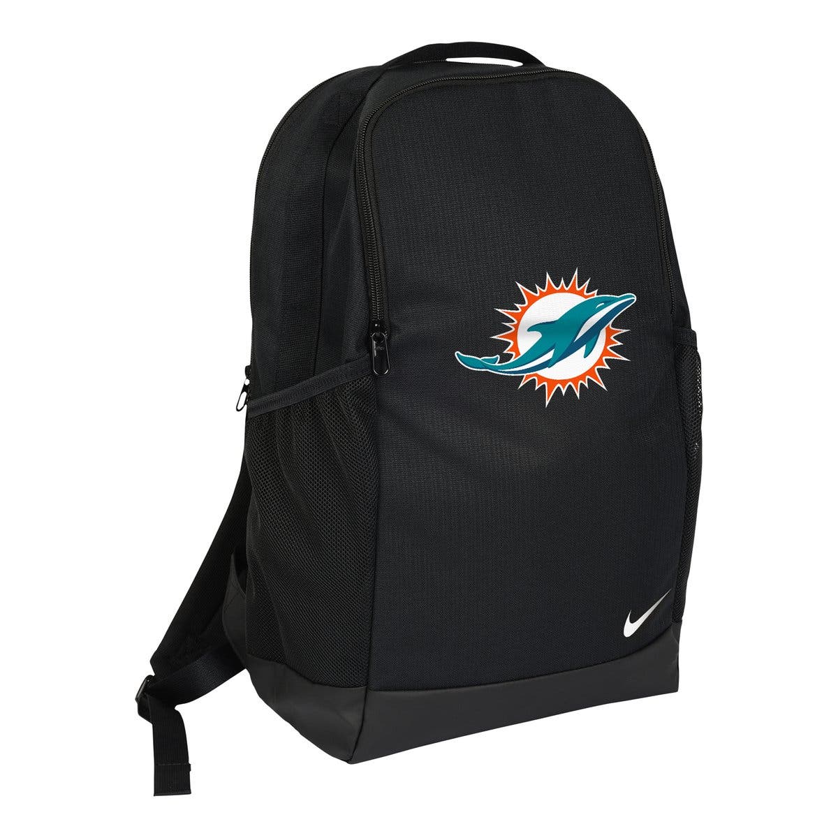 Miami Dolphins Primary Logo Backpack, Main, color, Black