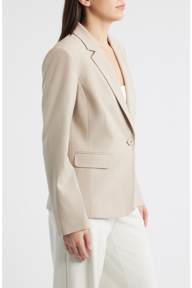 One-Button Blazer, Alternate, color, SAND