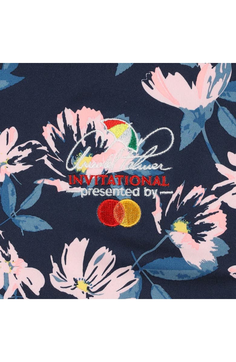 PUMA Men's Puma  Navy Arnold Palmer Invitational Springs Floral Polo, Alternate, color, Navy