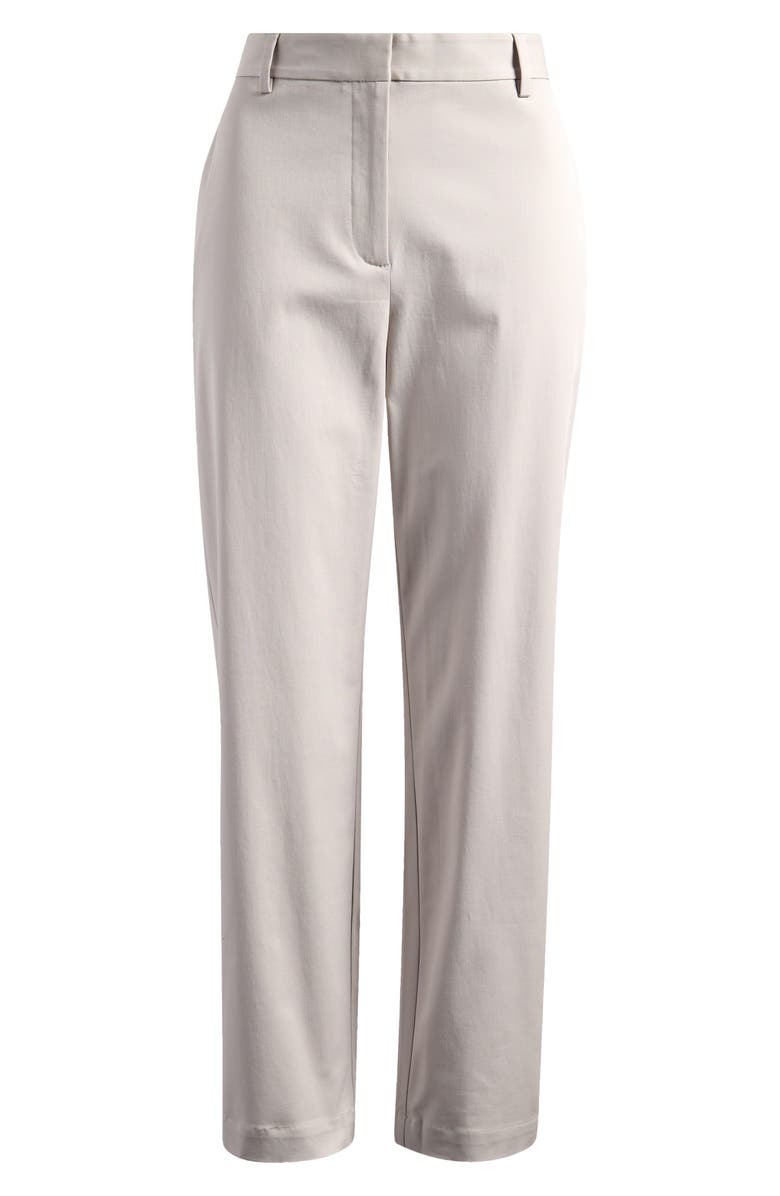 Eileen Fisher High Waist Ankle Tapered Pants, Alternate, color, Chalk