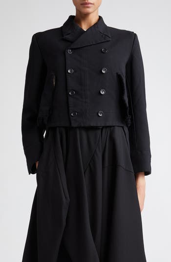 Comme des Garçons 91ss Gabardine Jacket Comme des Garçons Comme des Garçons Mixed Media Gabardine