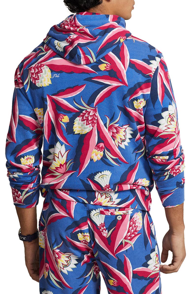 Polo Ralph Lauren Floral French Terry Hoodie, Alternate, color,