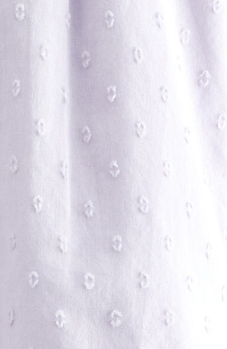 Nordstrom Square Neck Cotton Flutter Top & Shorts Set, Alternate, color, Purple Calluna