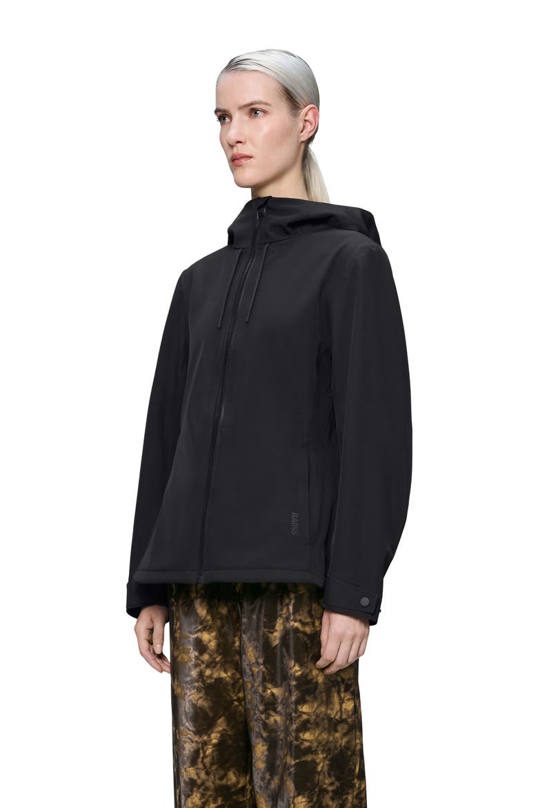 Suva Waterproof Softshell Jacket, Alternate, color, BLACK
