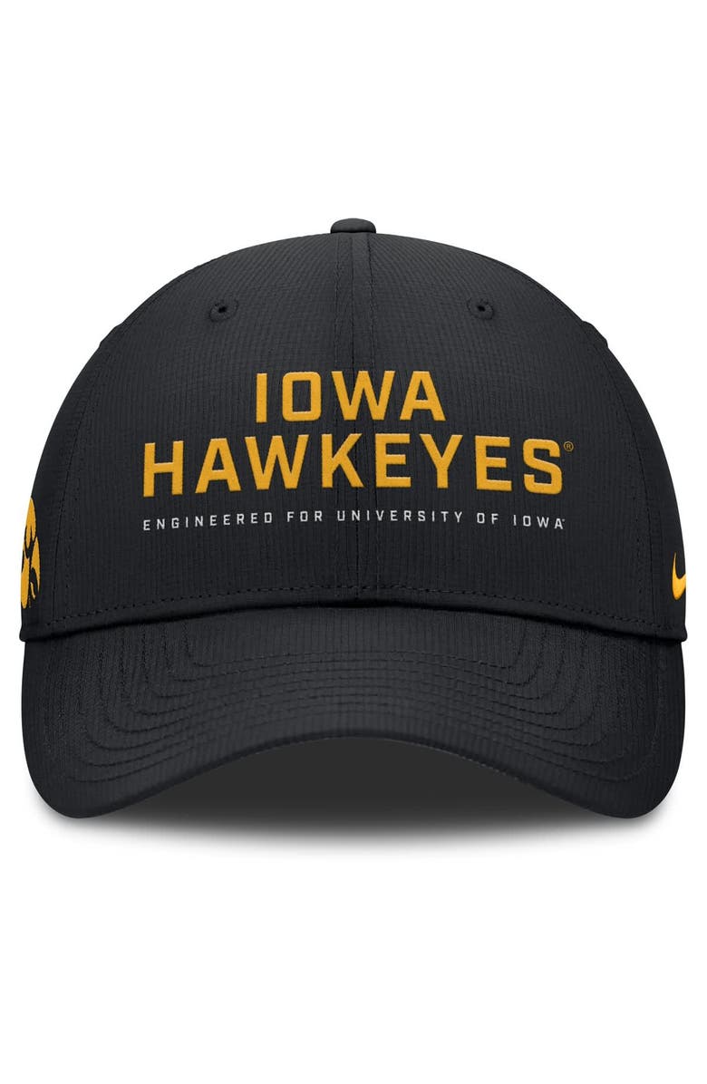 Nike Men's Nike Black Iowa Hawkeyes 2025 On-Field Gameday Club Adjustable Hat, Alternate, color, Black