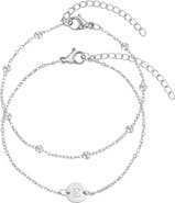 Adornia Set of 2 Assorted Chain Bracelets