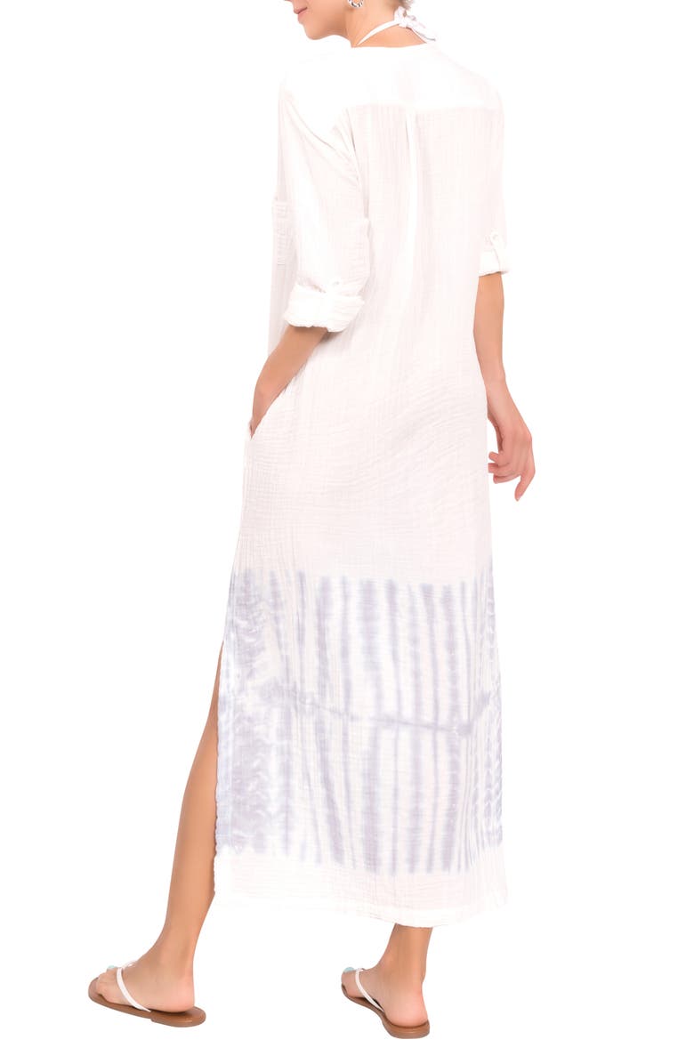 Everyday Ritual Tracey Cover-Up Caftan Dress, Alternate, color, 