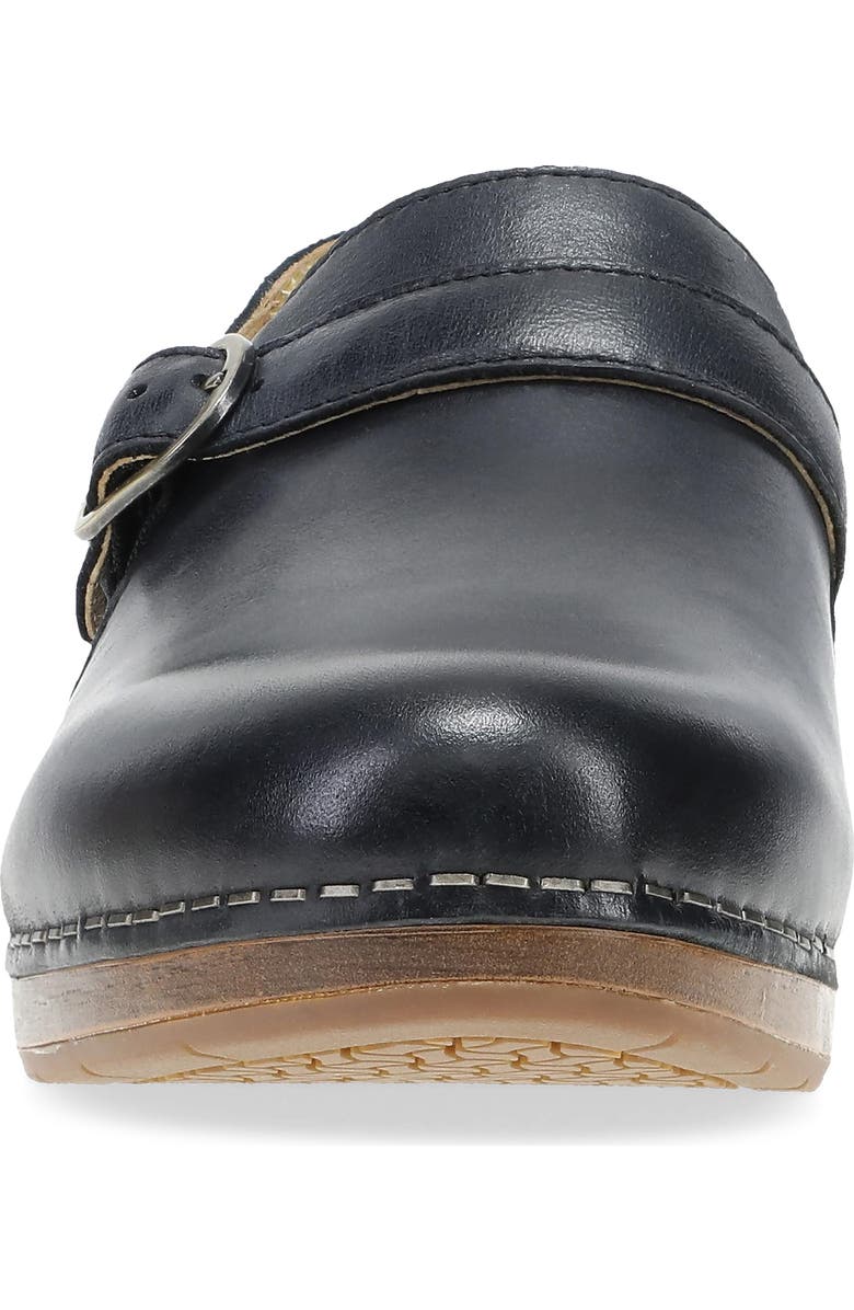 Dansko Margaret Clog, Alternate, color, Black Burnished Calf
