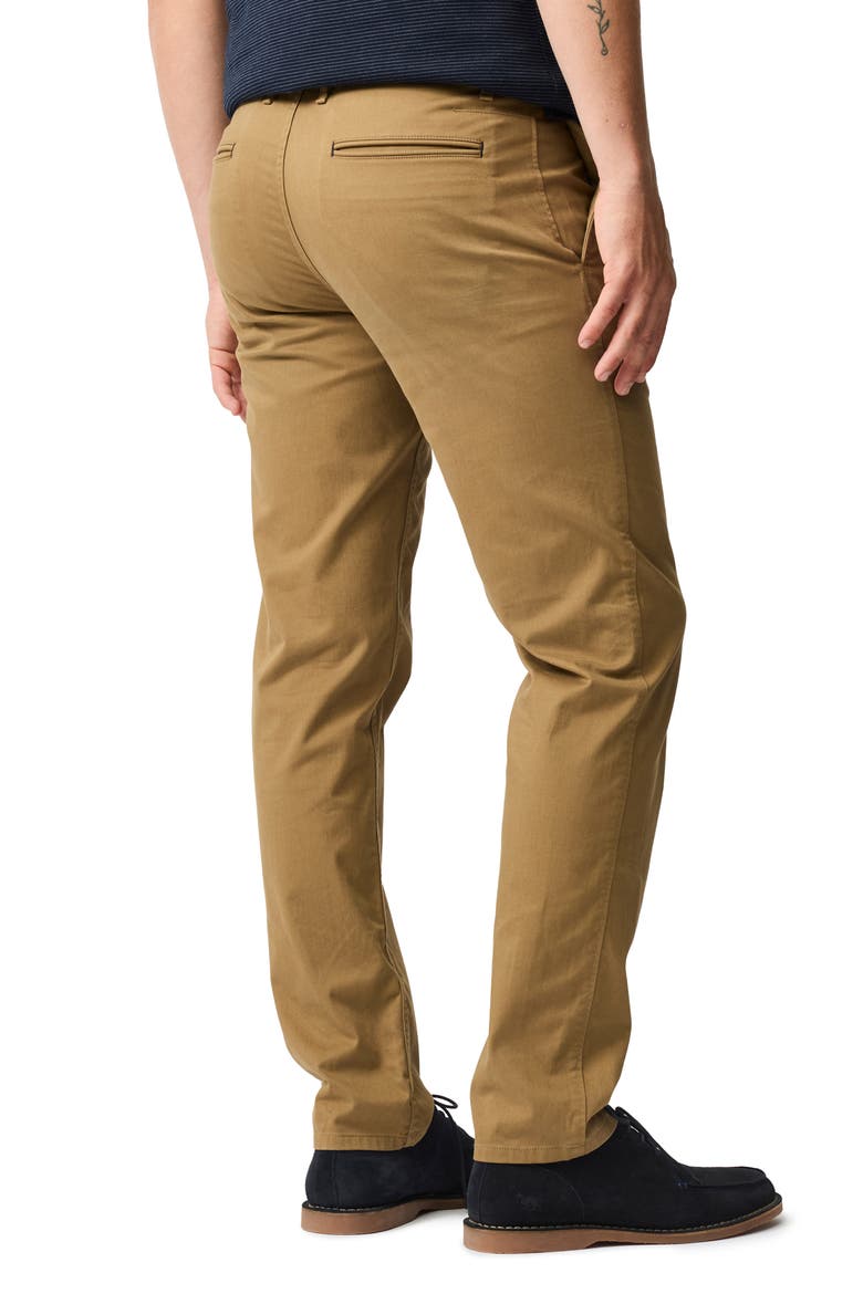 Thomas Road Stretch Cotton Flat Front Chinos, Alternate, color, CAMEL