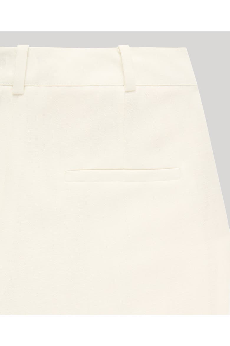 Meryl Linen Straight Trousers, Alternate, color, White