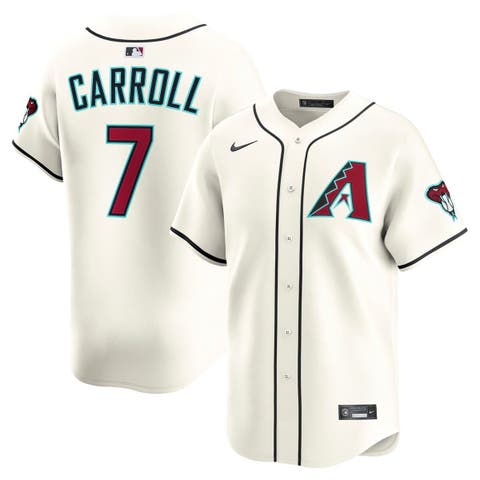 Men's Nike Corbin Carroll Cream Arizona Diamondbacks Home Limited Player Jersey