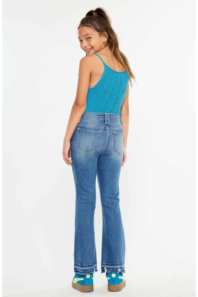 Bibi High-Rise Cropped Bootcut Jeans, Alternate, color, Medium Wash
