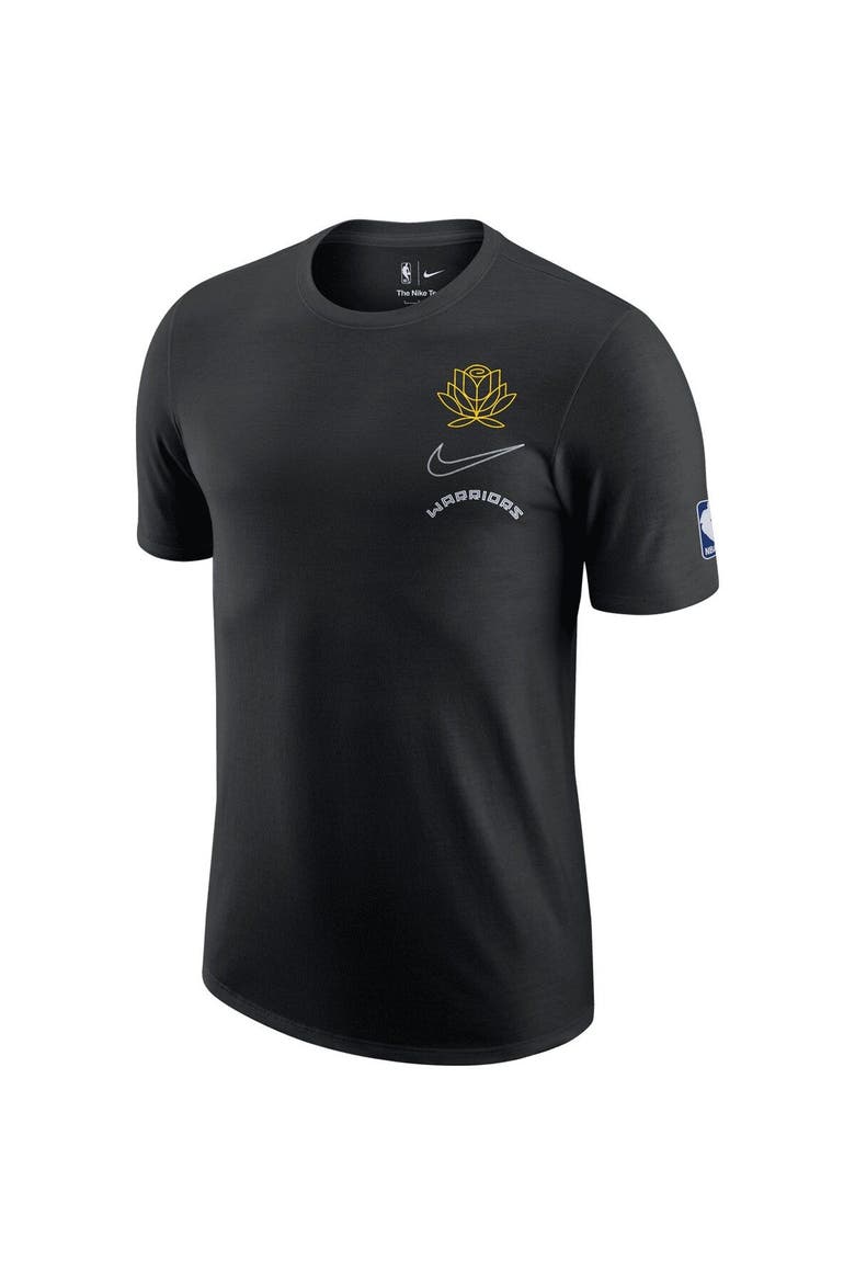 Men's Nike Black Golden State Warriors 2022/23 City Edition Courtside Max90 Vintage Wash T-Shirt, Alternate, color, Black