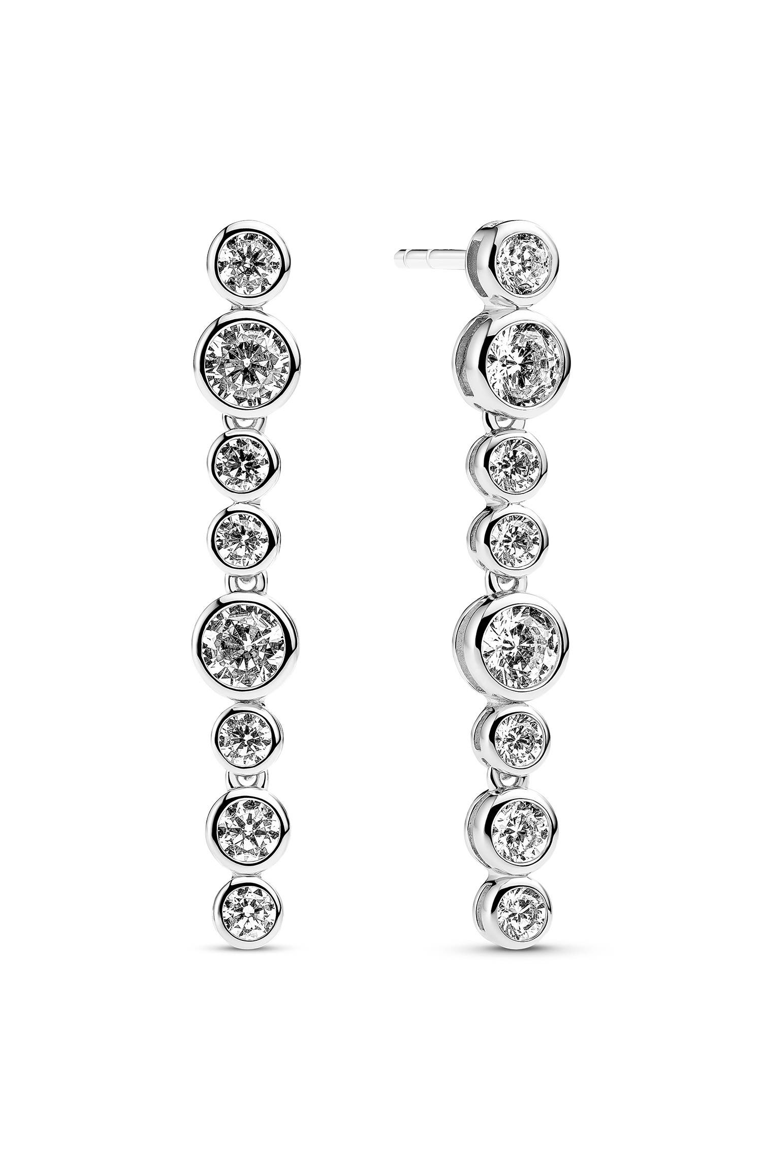 925 Sterling Silver / White