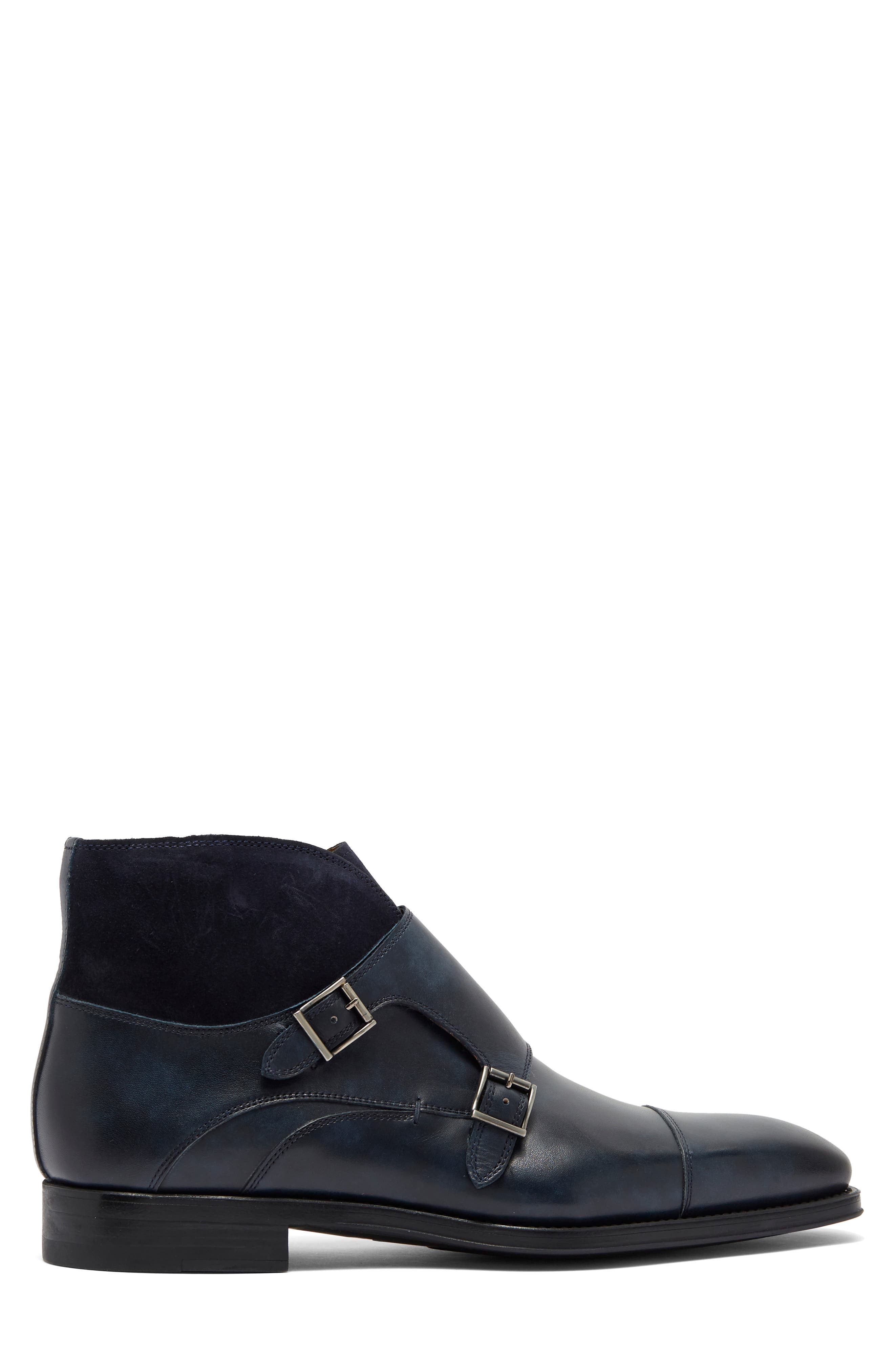 Monto Monk Strap Boot, Alternate, color, NAVY