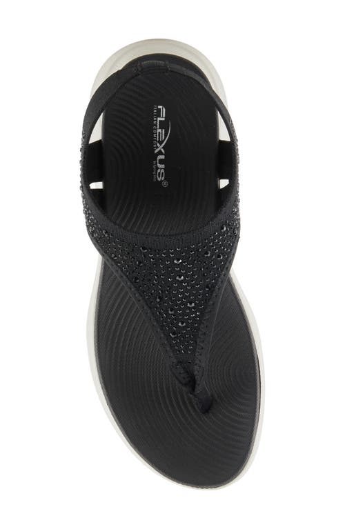Flexus By Spring Step Springall Slingback Platform Sandal In Black