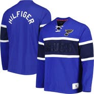Tommy Hilfiger Men's Tommy Hilfiger Blue St. Louis Blues Walter Lace-Up Long Sleeve Top