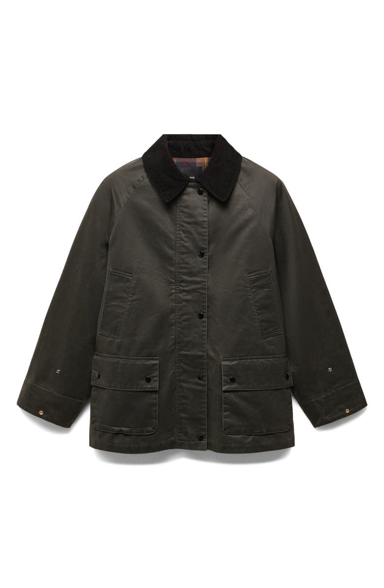 MANGO Waxed Effect Jacket, Alternate, color, 