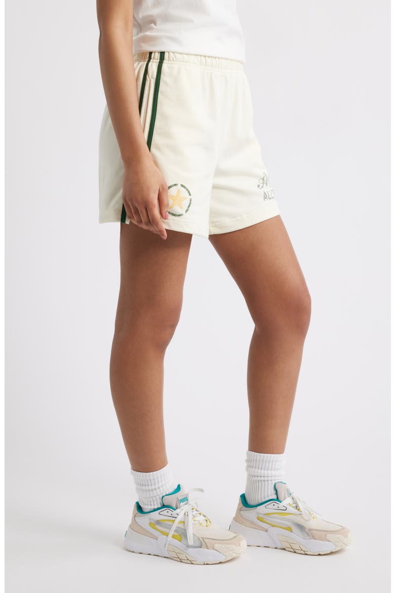 Angel All-Stars Sweat Shorts, Alternate, color, PEARL