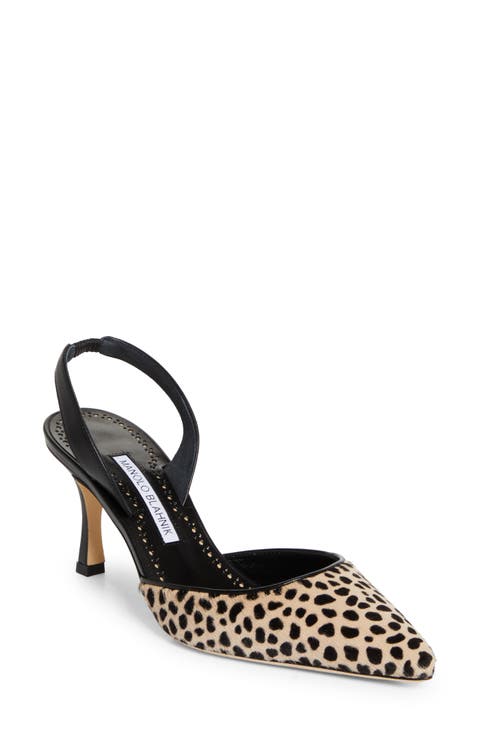 Carolyne Genuine Calf Hair Slingback Pump (Women)