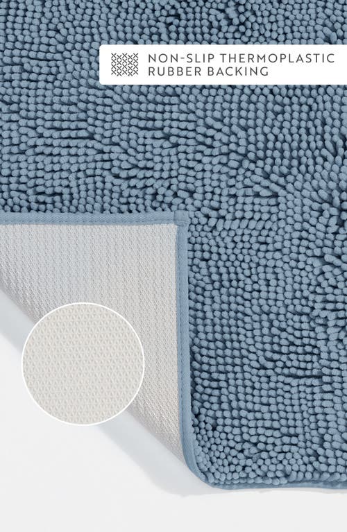 Homespun 2-pack Chenille Bath Mats In Blue