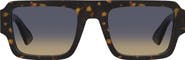 Moschino 54mm Gradient Flat Top Sunglasses