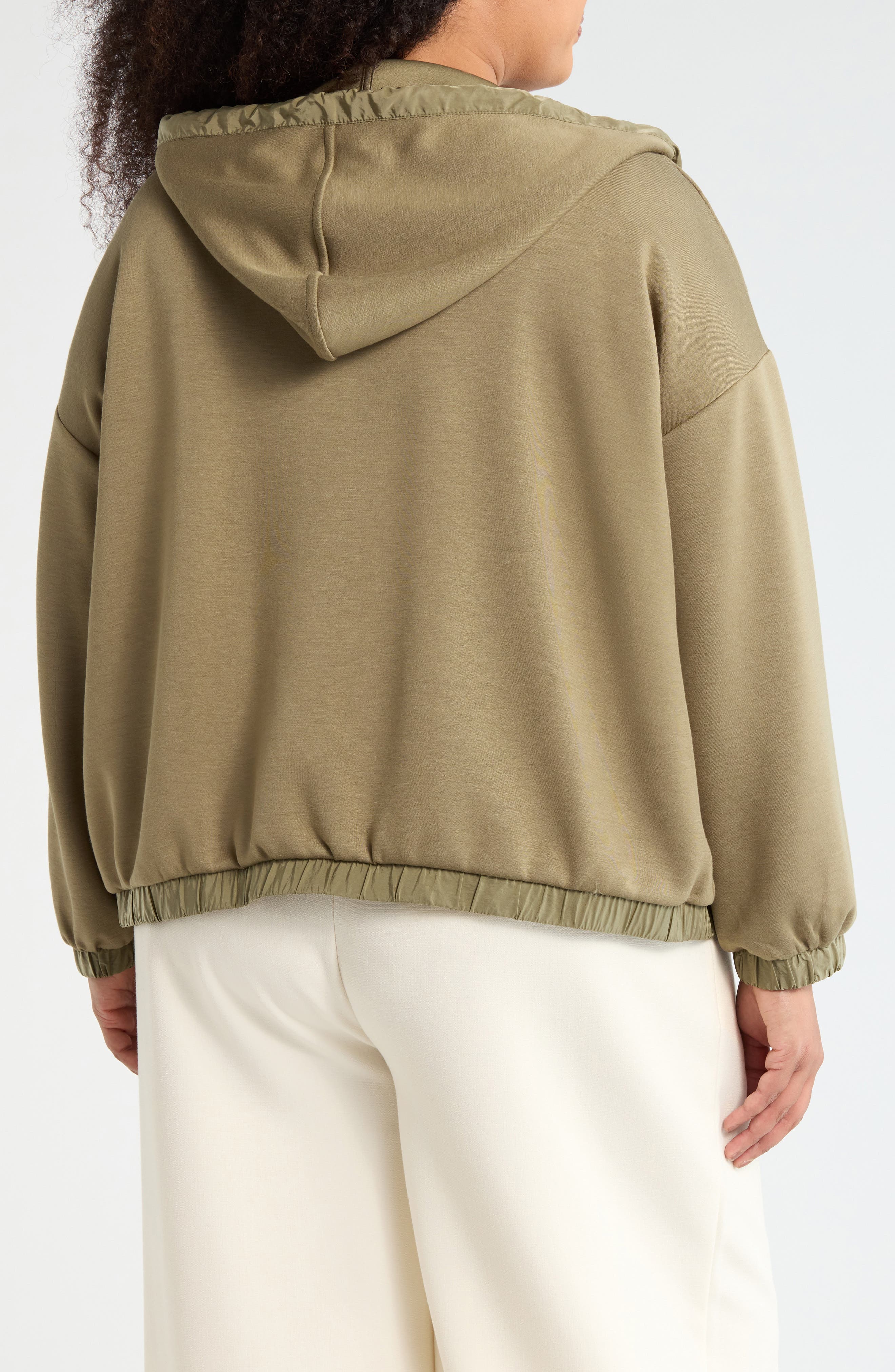 Mixed Media Full Zip Hoodie - image 4