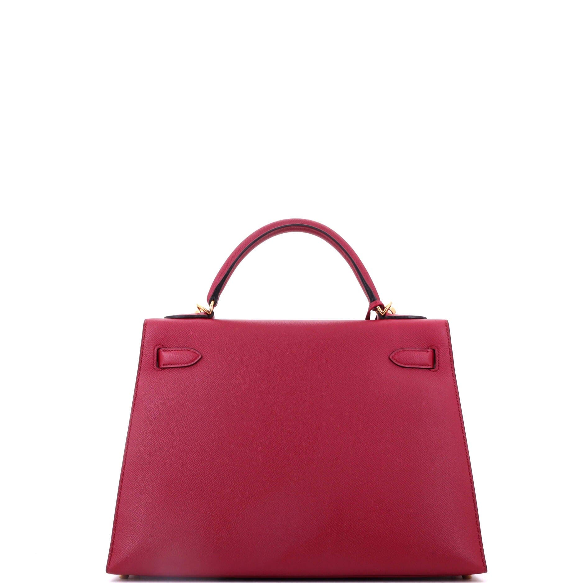 Kelly Handbag Red Epsom with Gold Hardware 32, Alternate, color, Red