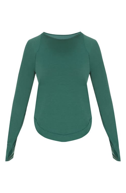 Sweaty Betty Breathe Easy Long Sleeve Running Top In Glade Green