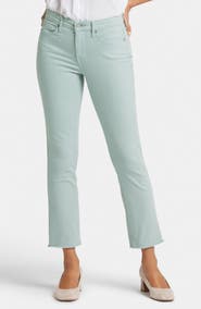 NYDJ Sheri Ankle Fray Hem Slim Jeans