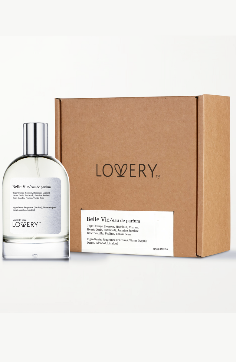 Lovery Belle Vie Eau de Parfum Spray A- 100ml Made in USA Floral Perfume for Women, Alternate, color, Silver, White, Cream, Black