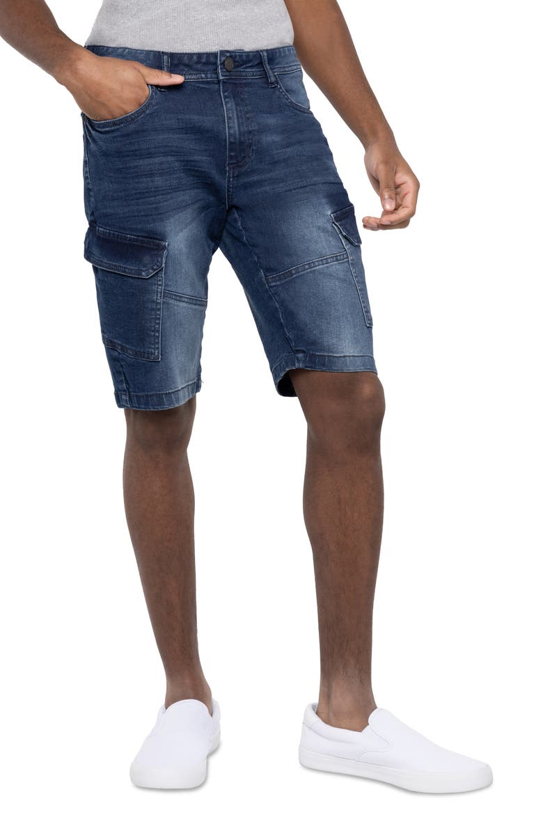 XRAY Denim Cargo Shorts, Alternate, color,