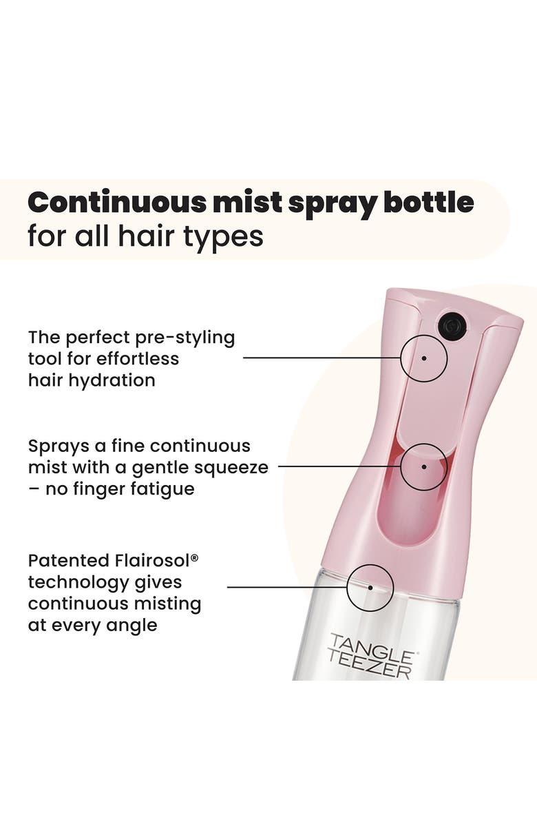 Tangle Teezer Mini Fine-Mist Spray Bottle in Millennial Pink, Alternate, color, Millennial Pink