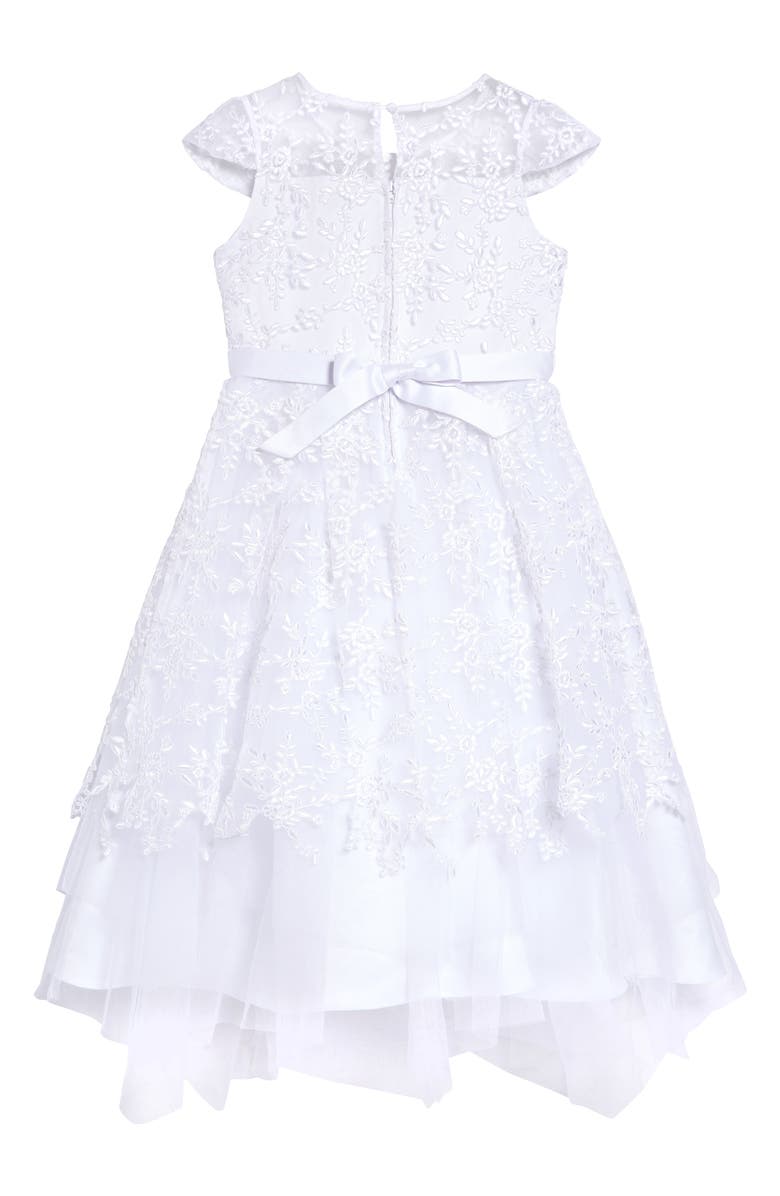 Us Angels Kids' Embroidered Lace First Communion Dress, Alternate, color, 