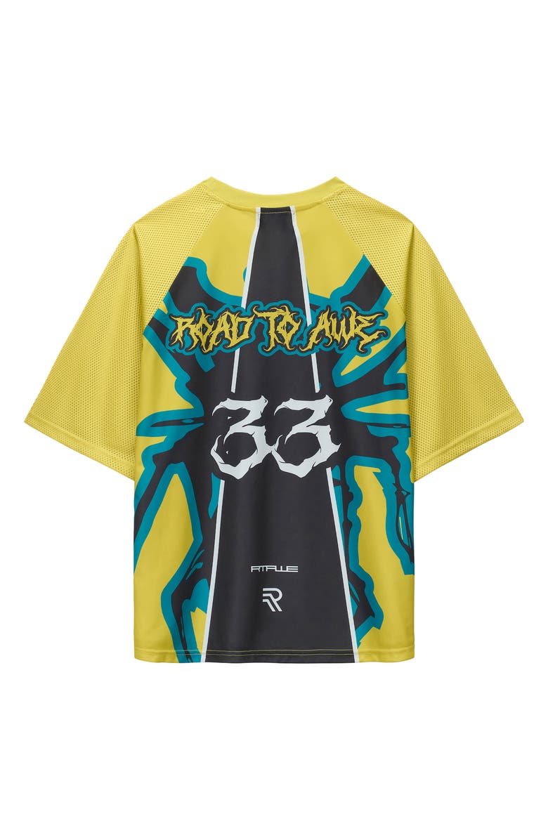 RtA Anson Graphic T-Shirt, Alternate, color, Citron Racing Beetle