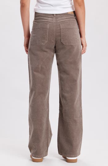 Marcie High Waist Wide Leg Corduroy Pants