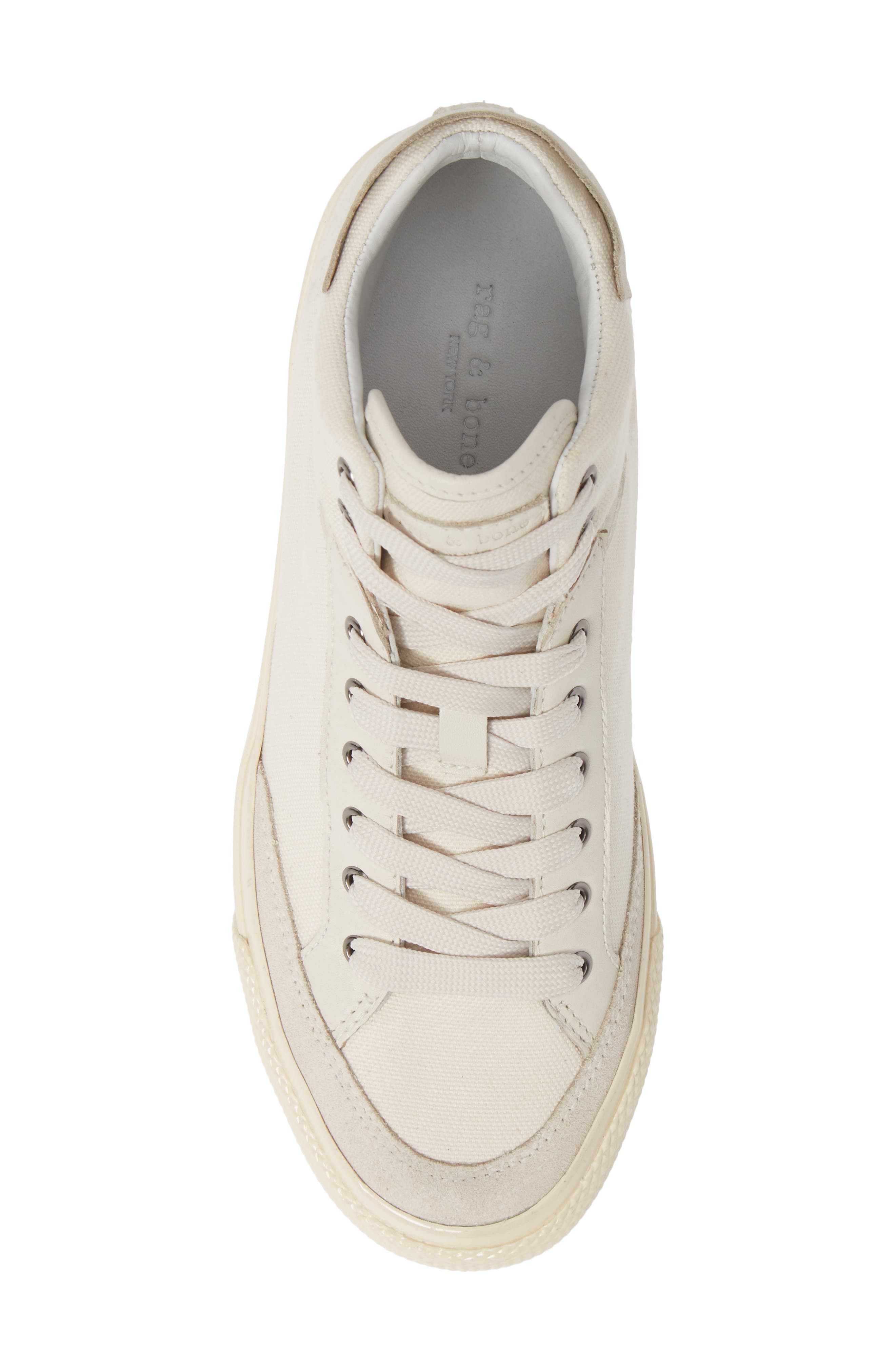 Army High Top Sneaker, Alternate, color, ECRU CANVAS