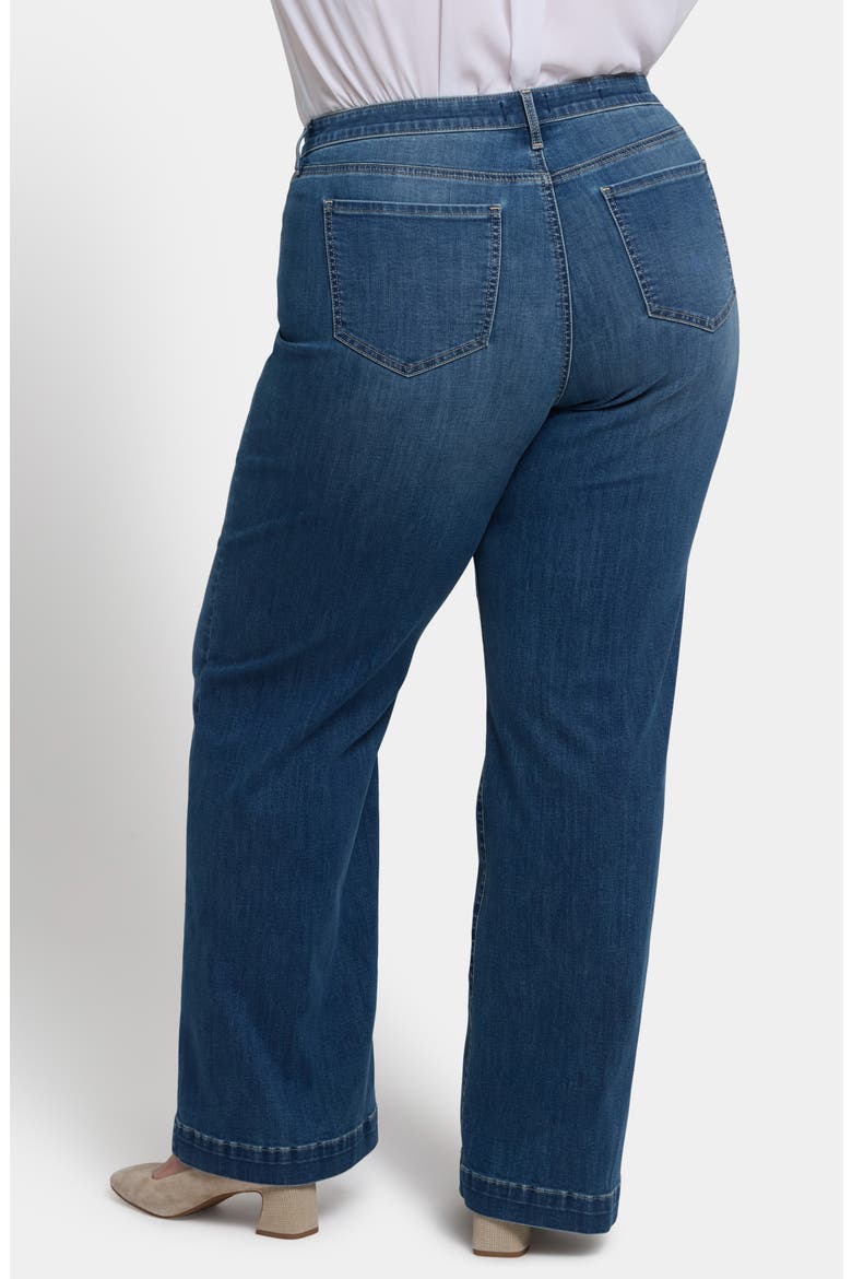 Teresa Cool Embrace® Exposed Button Wide Leg Jeans, Alternate, color, COSTA BRAVA