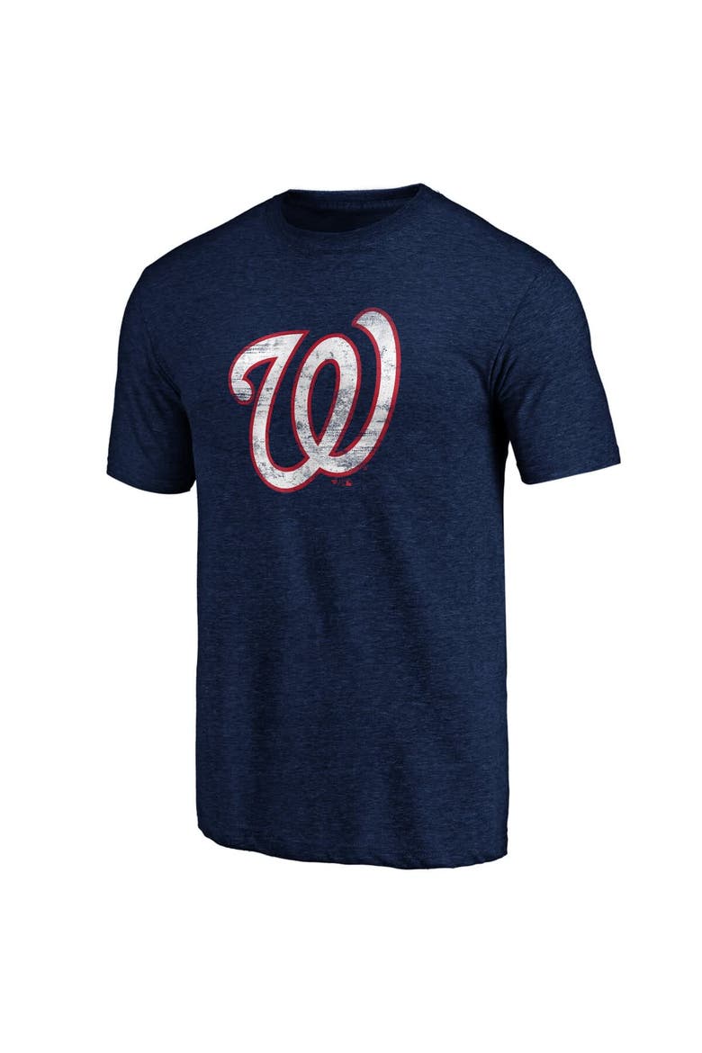 Men's Profile  Navy Washington Nationals Big & Tall Distressed Logo T-Shirt, Alternate, color, Navy