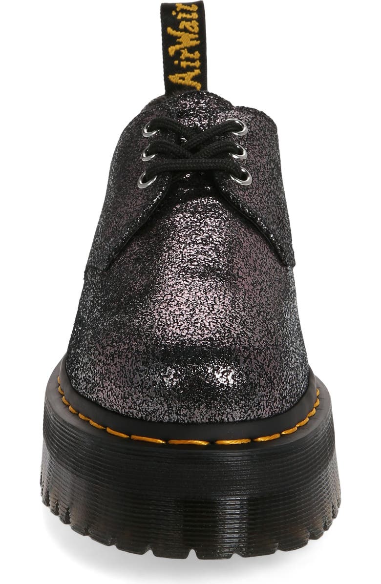 Dr. Martens 1461 Quad Faux Fur Lined Platform Derby, Alternate, color,