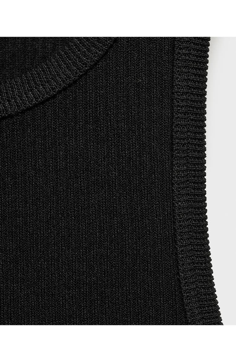 MANGO Fine Rib Knit Tank, Alternate, color,