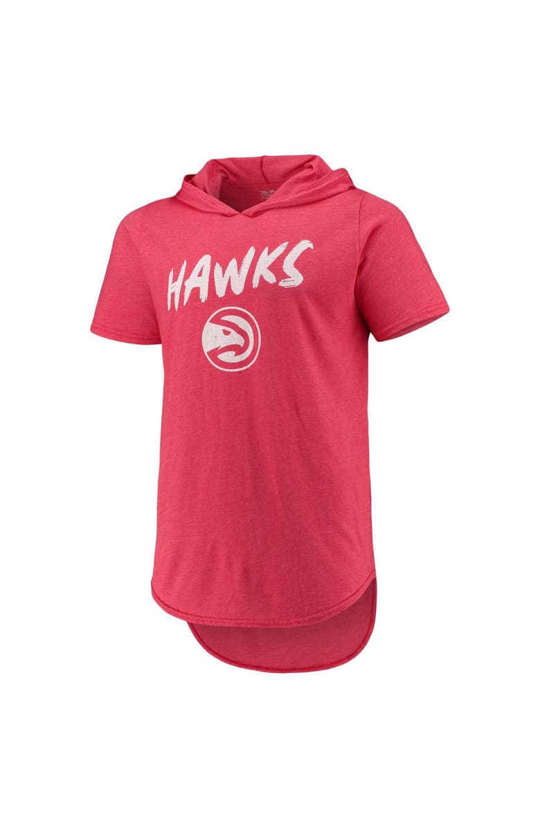 FANATICS Men's Fanatics Branded Trae Young Red Atlanta Hawks Tri-Blend Hoodie T-Shirt, Alternate, color, 