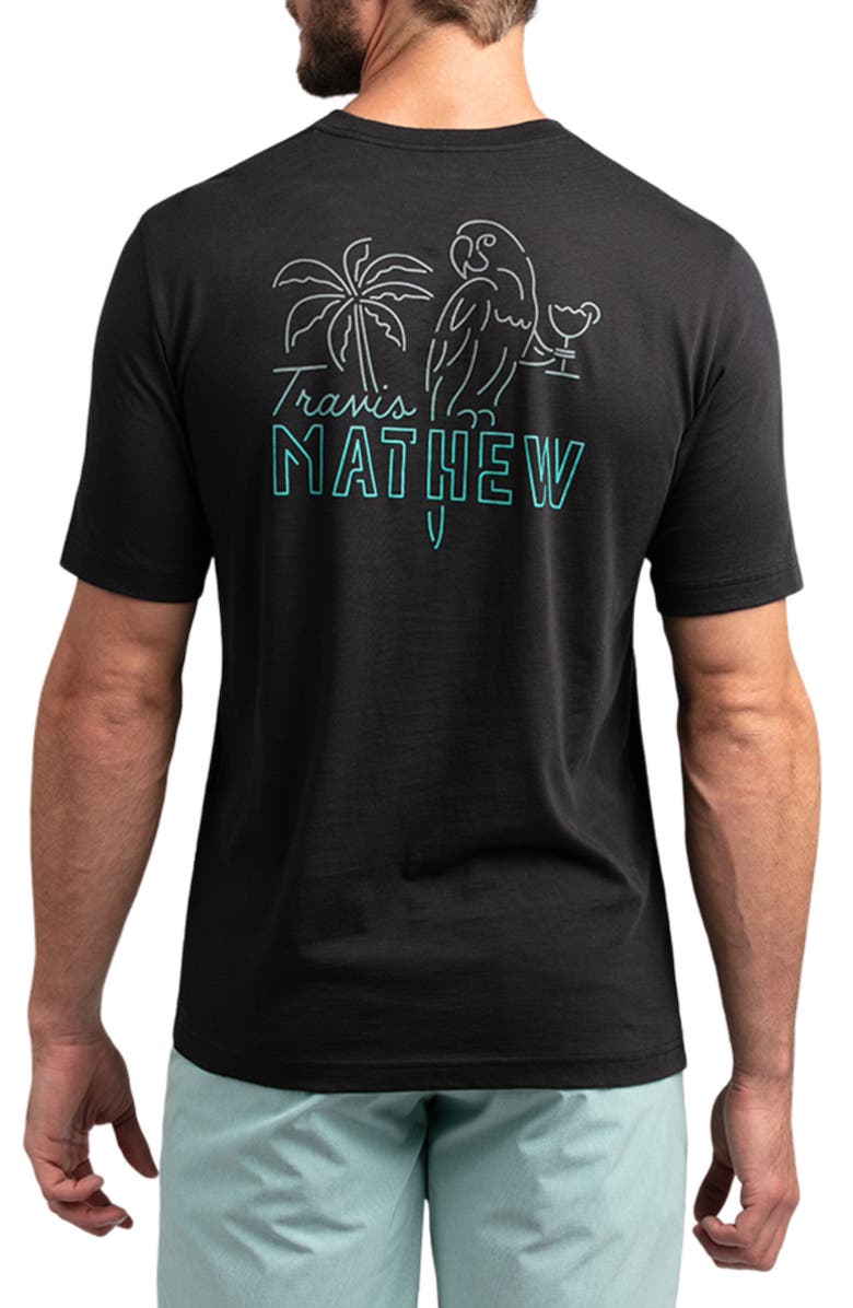 TravisMathew Party Parrot Graphic Tee, Alternate, color, 