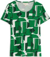 Seasalt Cornwall Camerance Abstract Print Organic Cotton T-Shirt