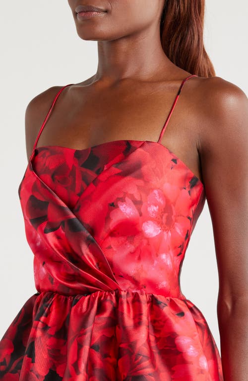 Julia Jordan Floral Fit & Flare Cocktail Midi Dress In Multi