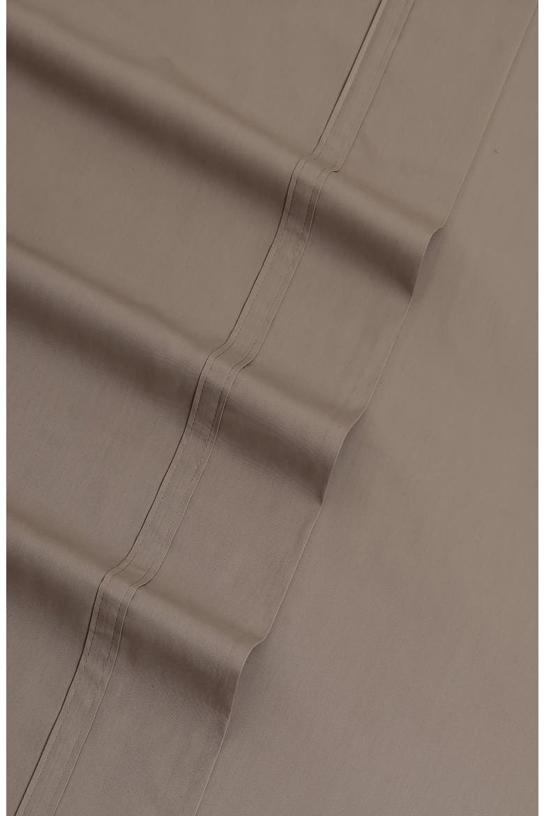 300 Thread Count Cotton Percale Sheet Set, Alternate, color, COFFEE