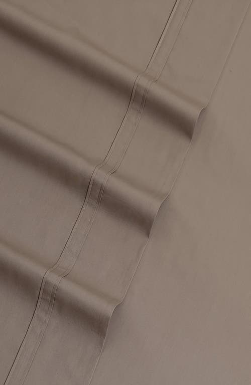 Azores Home 300 Thread Count Cotton Percale Sheet Set In Brown